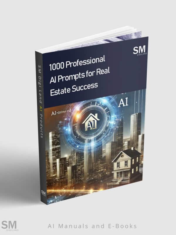 AI prompts for real estate success, digital marketing, and automation tools.